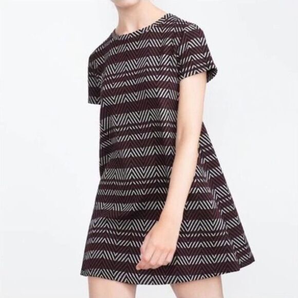 Zara | Trafaluc Winter Collection Women's Woven Mini Dress - Picture 1 of 6